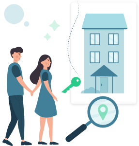 Couple in search of a rented house