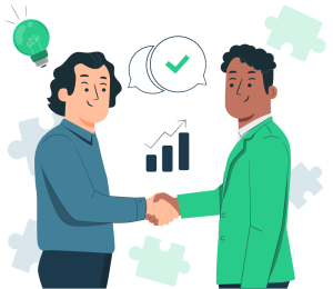 Businessmen have handshakes