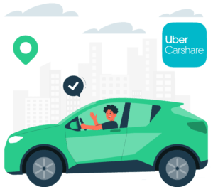 Uber carshare rental